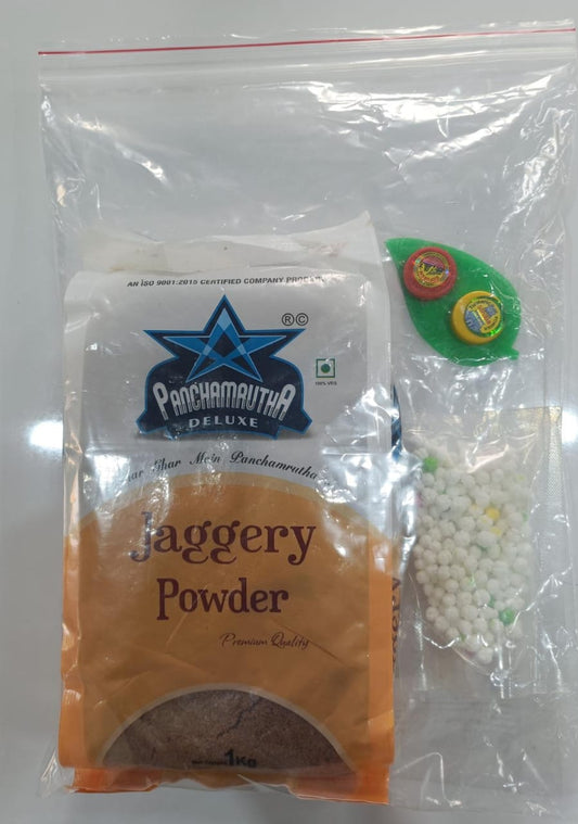 JAGGERY POWDER PANCHAMRUTHA DELUXE, MAKAR SANKRANTI KIT 1 kg